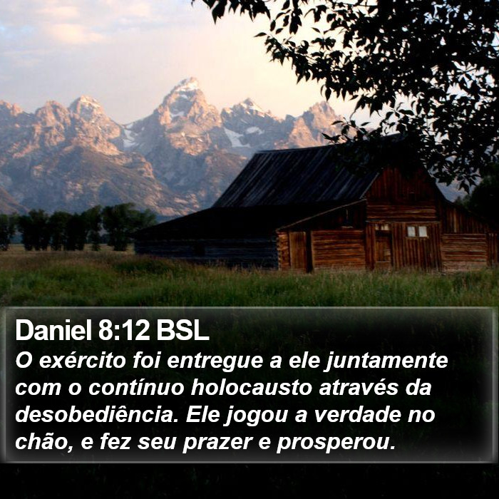 Daniel 8:12 BSL Bible Study