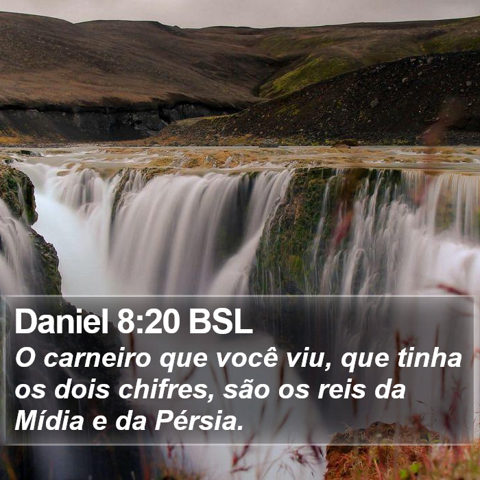 Daniel 8:20 BSL Bible Study