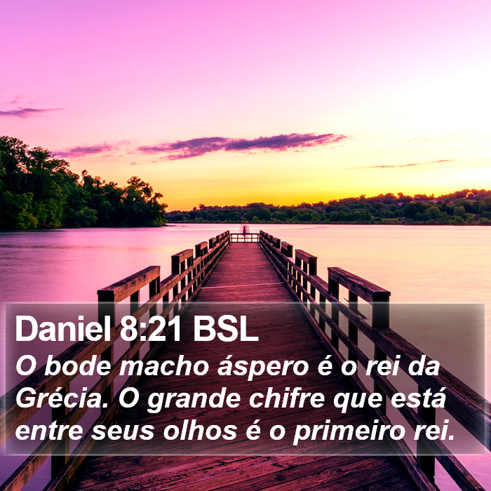 Daniel 8:21 BSL Bible Study