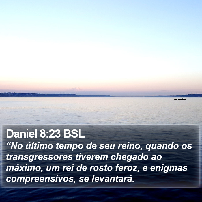 Daniel 8:23 BSL Bible Study