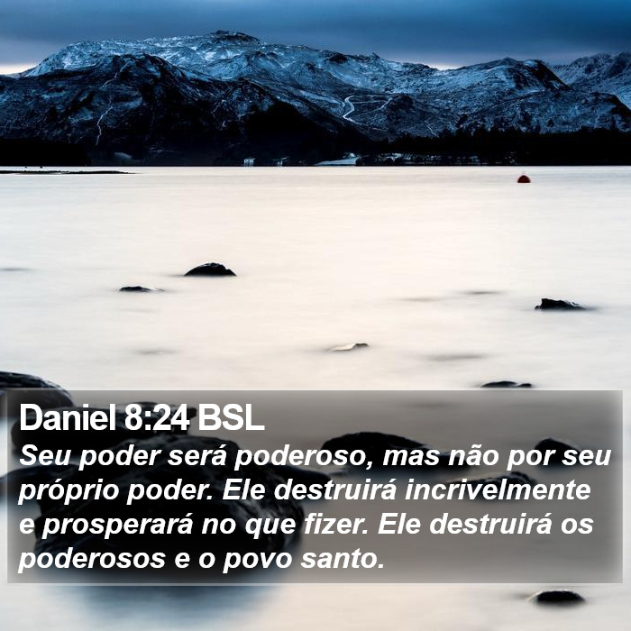 Daniel 8:24 BSL Bible Study