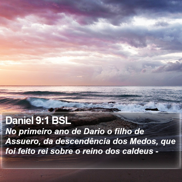 Daniel 9:1 BSL Bible Study