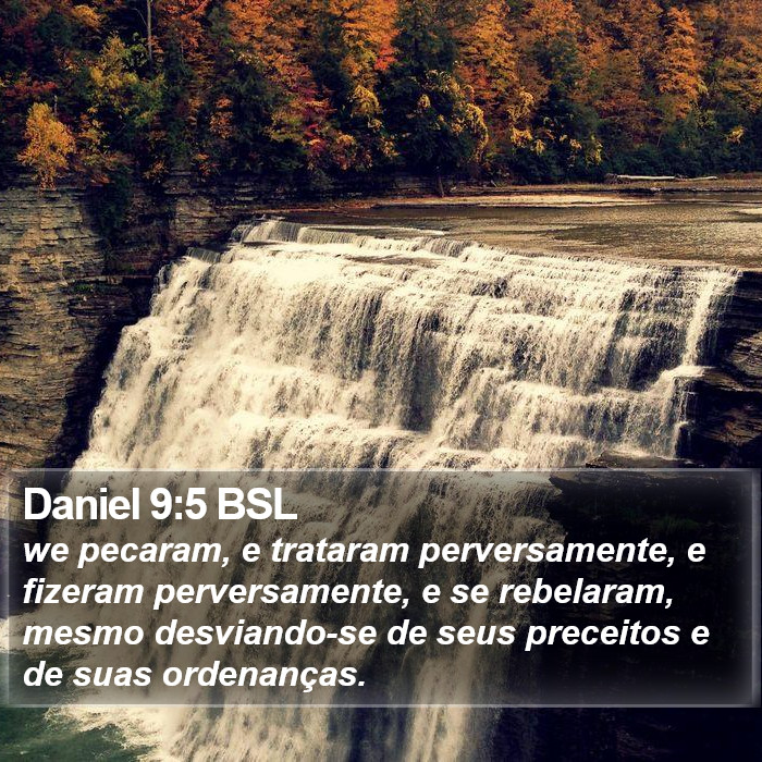 Daniel 9:5 BSL Bible Study