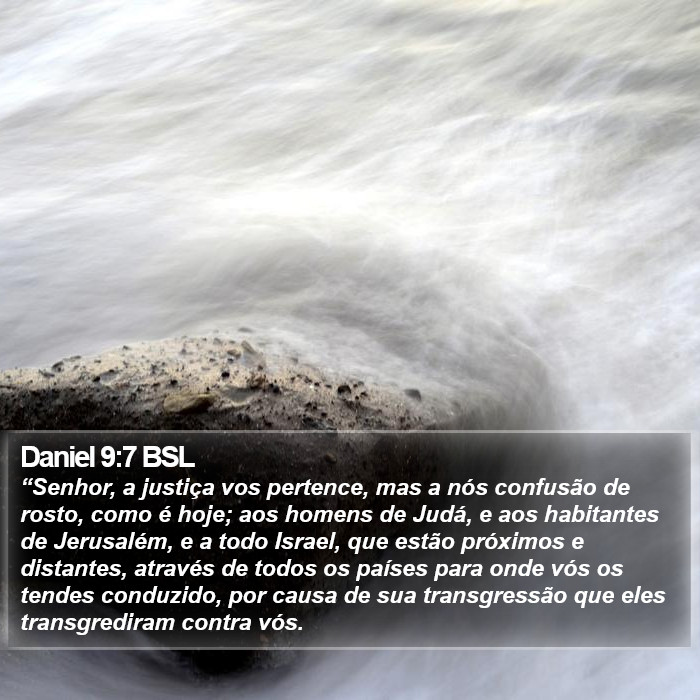 Daniel 9:7 BSL Bible Study