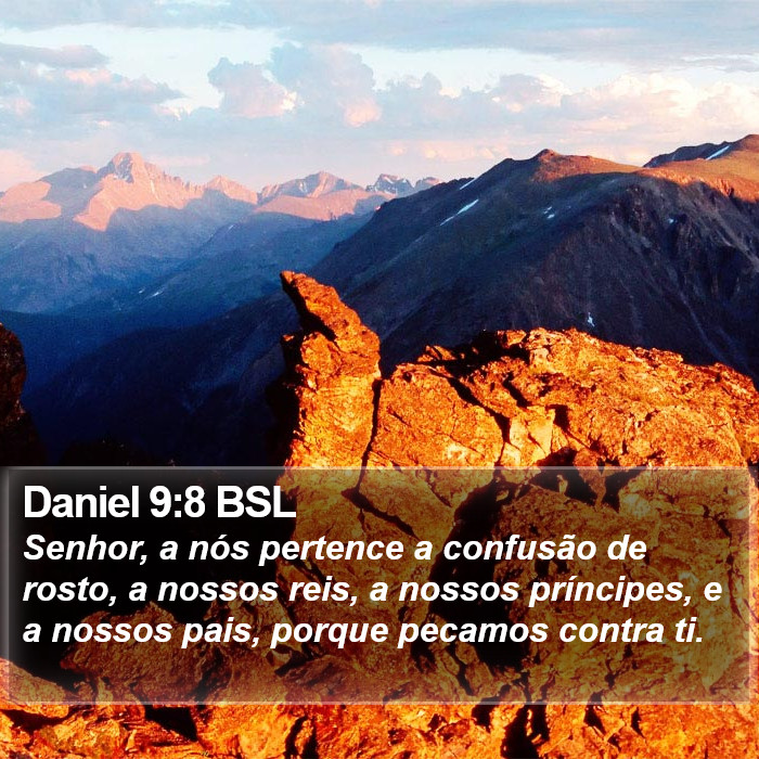 Daniel 9:8 BSL Bible Study