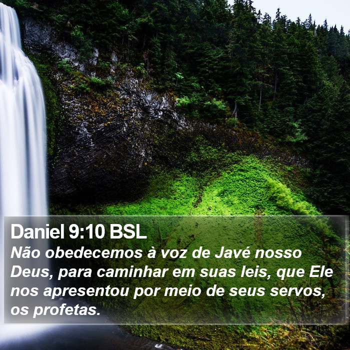 Daniel 9:10 BSL Bible Study