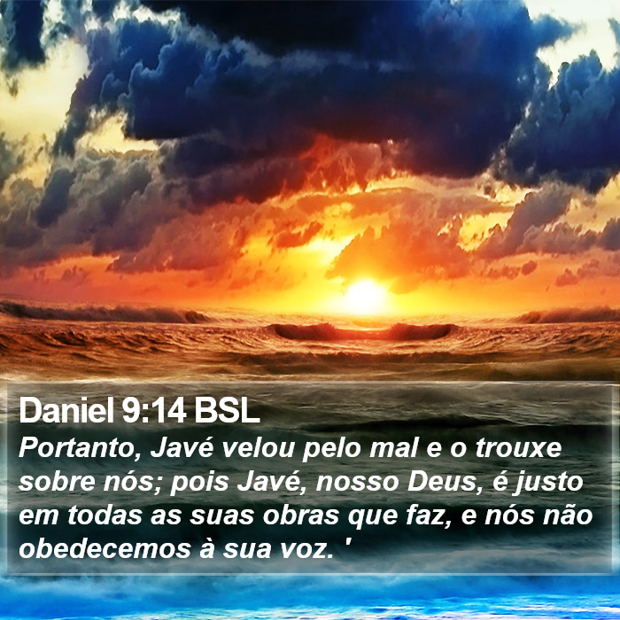 Daniel 9:14 BSL Bible Study