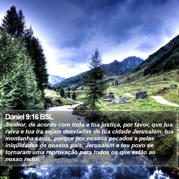 Daniel 9:16 BSL Bible Study