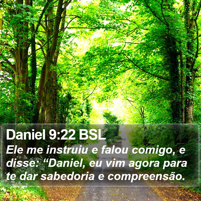 Daniel 9:22 BSL Bible Study