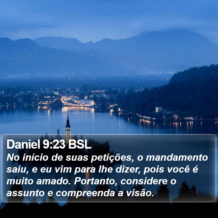 Daniel 9:23 BSL Bible Study