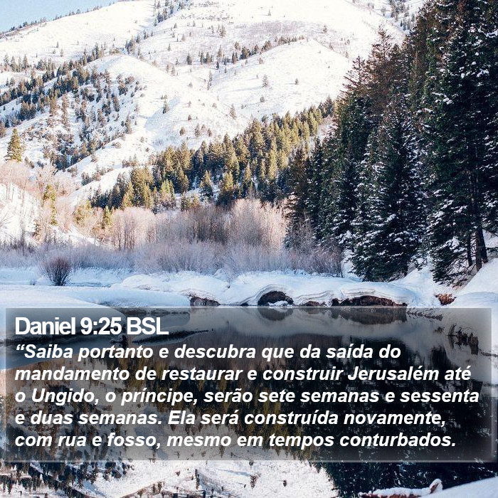 Daniel 9:25 BSL Bible Study