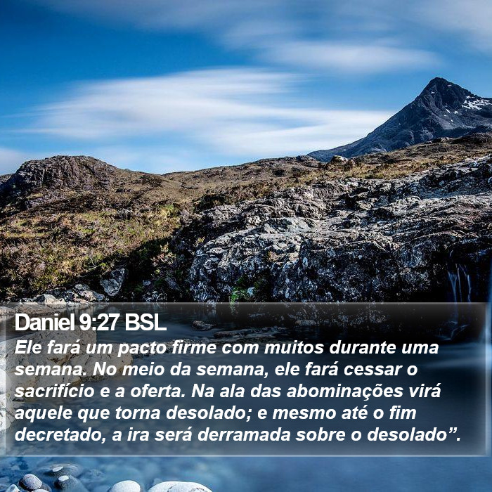 Daniel 9:27 BSL Bible Study