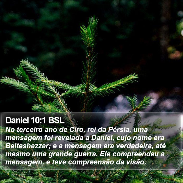 Daniel 10:1 BSL Bible Study