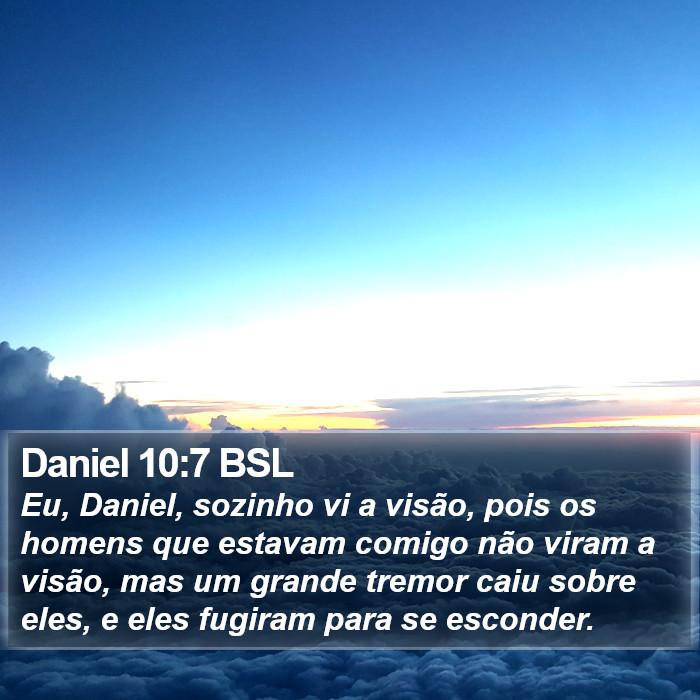 Daniel 10:7 BSL Bible Study
