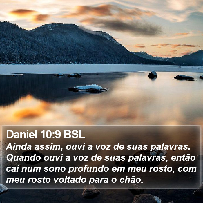 Daniel 10:9 BSL Bible Study