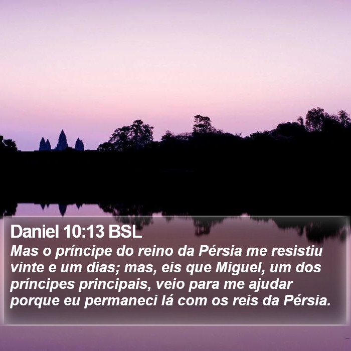 Daniel 10:13 BSL Bible Study