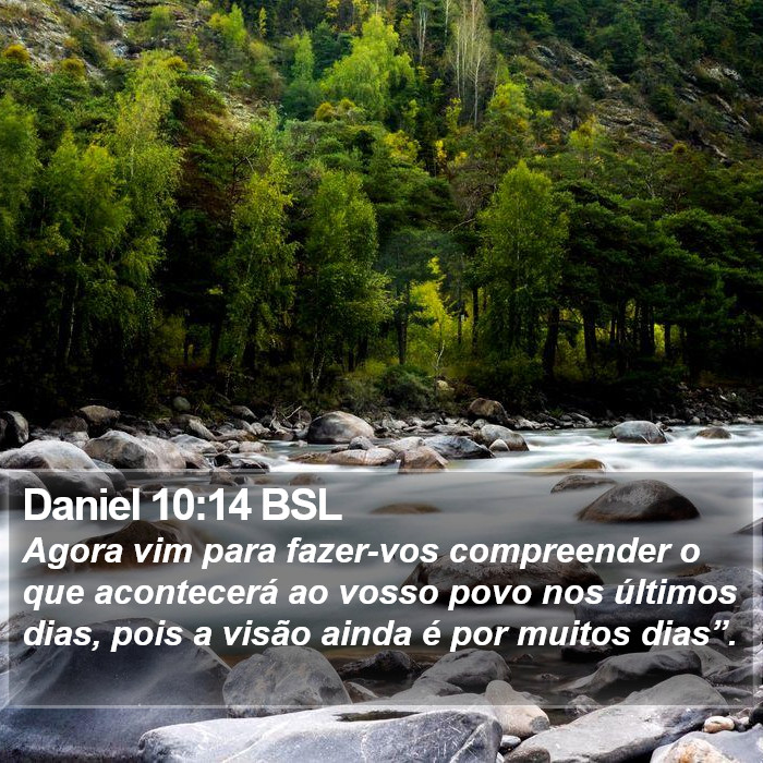 Daniel 10:14 BSL Bible Study