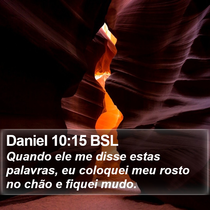 Daniel 10:15 BSL Bible Study