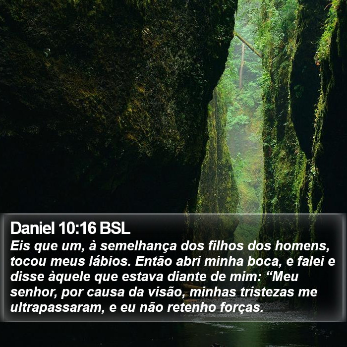 Daniel 10:16 BSL Bible Study