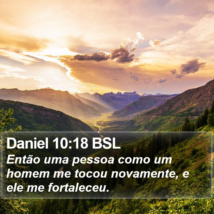 Daniel 10:18 BSL Bible Study