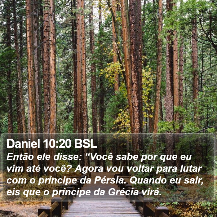 Daniel 10:20 BSL Bible Study