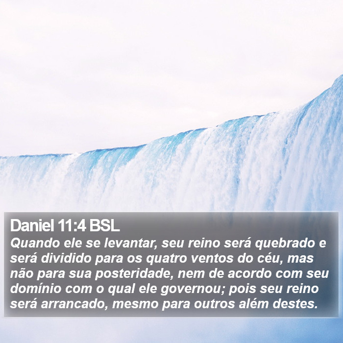 Daniel 11:4 BSL Bible Study