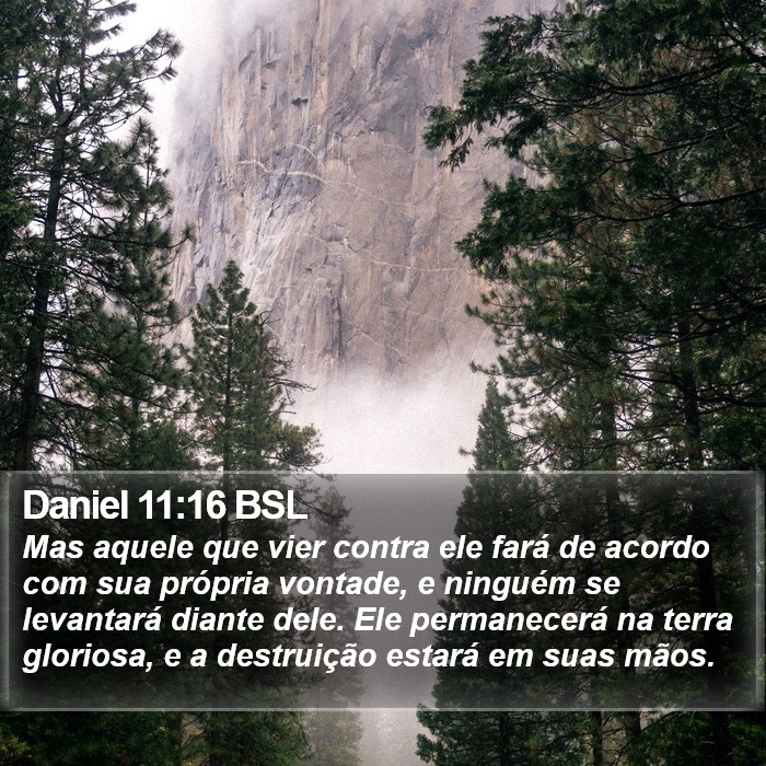 Daniel 11:16 BSL Bible Study