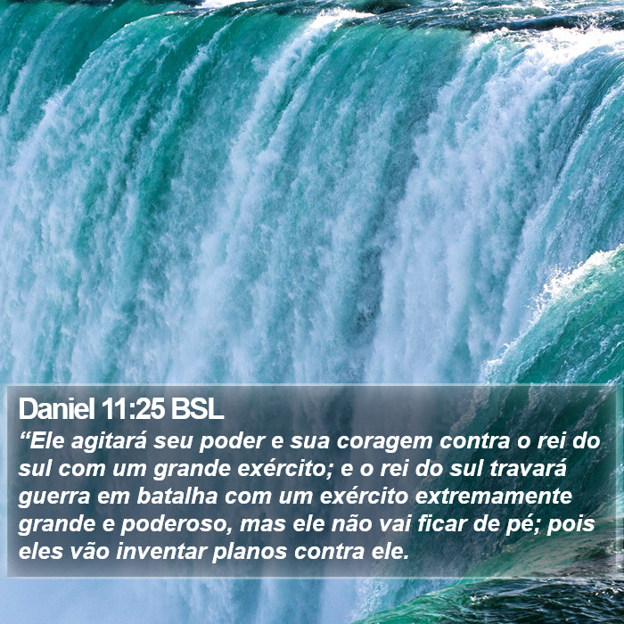 Daniel 11:25 BSL Bible Study