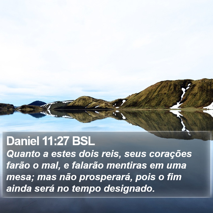 Daniel 11:27 BSL Bible Study