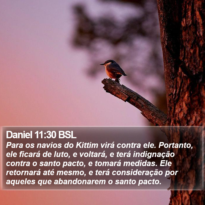 Daniel 11:30 BSL Bible Study