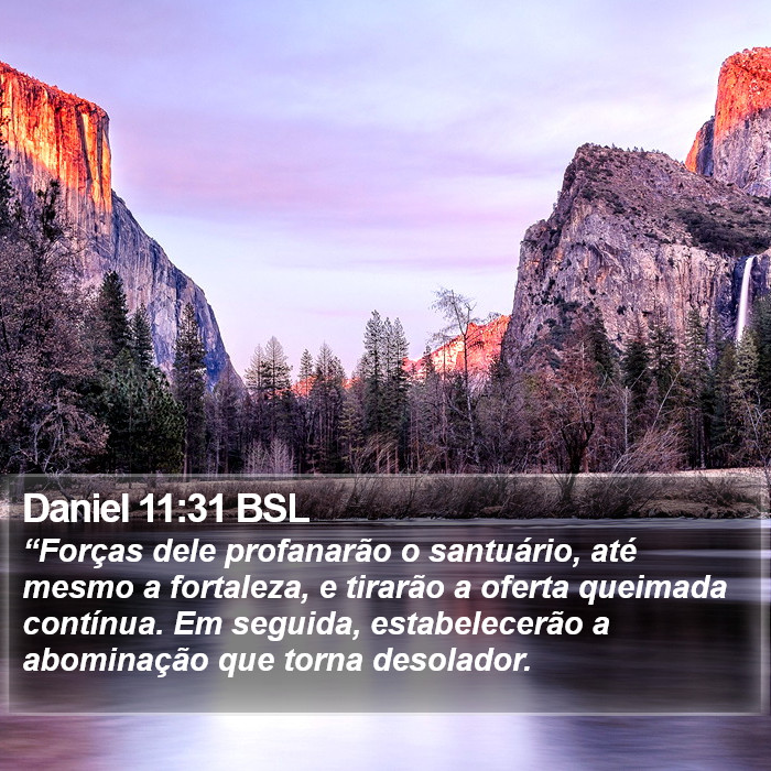 Daniel 11:31 BSL Bible Study