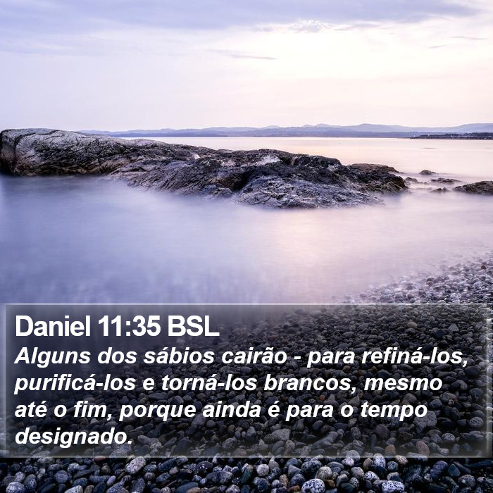 Daniel 11:35 BSL Bible Study