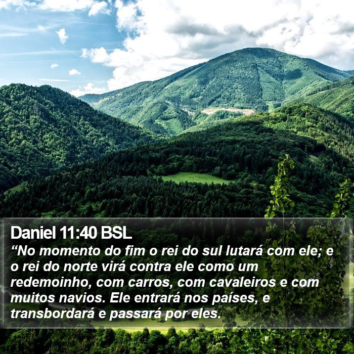 Daniel 11:40 BSL Bible Study