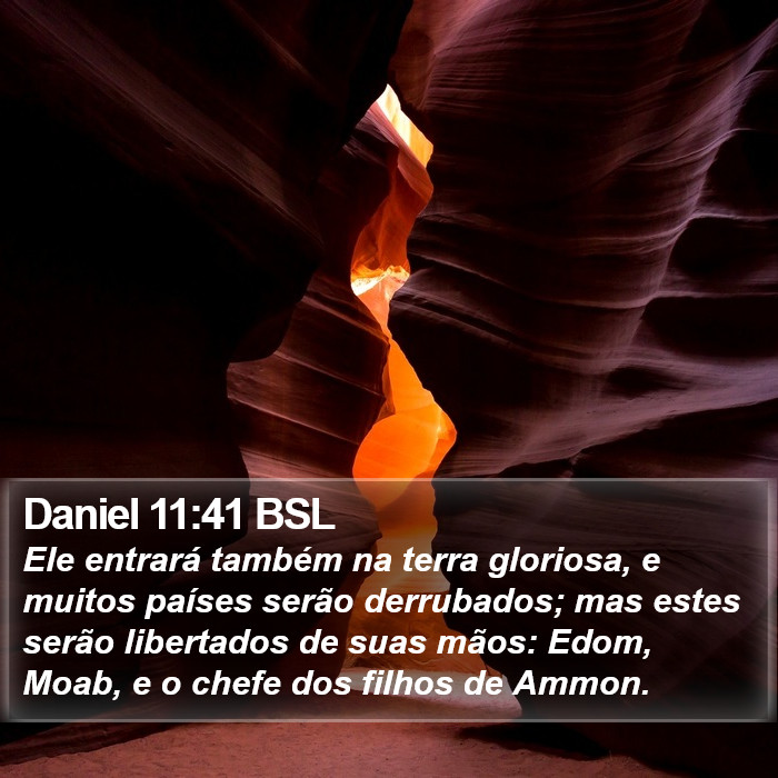 Daniel 11:41 BSL Bible Study