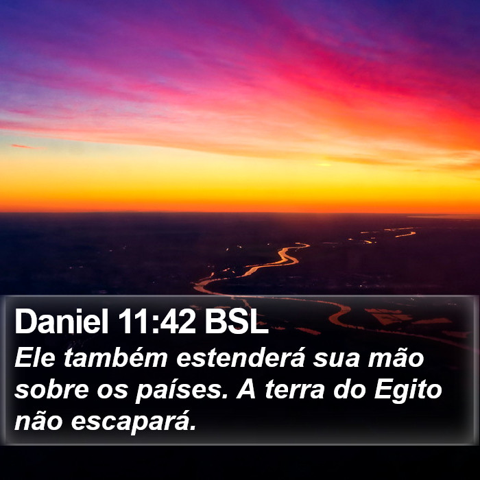 Daniel 11:42 BSL Bible Study