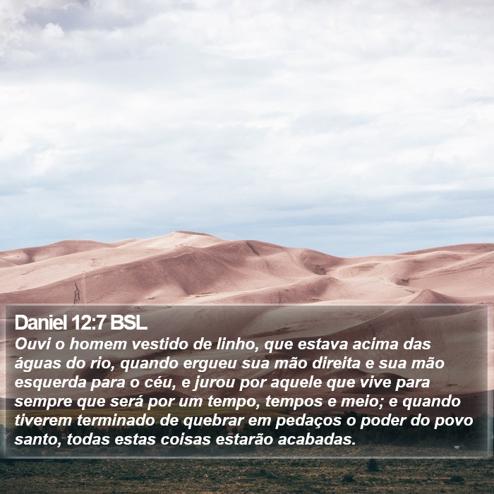 Daniel 12:7 BSL Bible Study