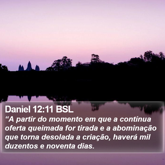 Daniel 12:11 BSL Bible Study