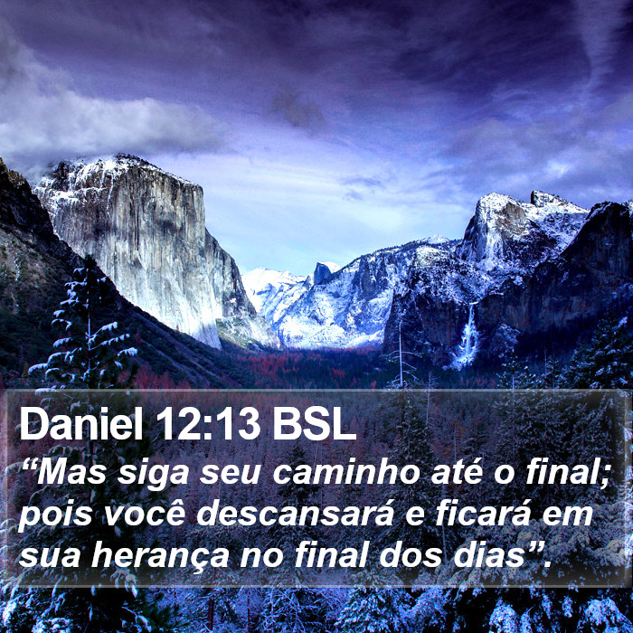 Daniel 12:13 BSL Bible Study