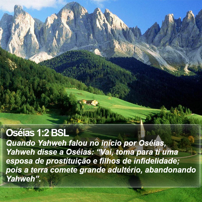 Oséias 1:2 BSL Bible Study