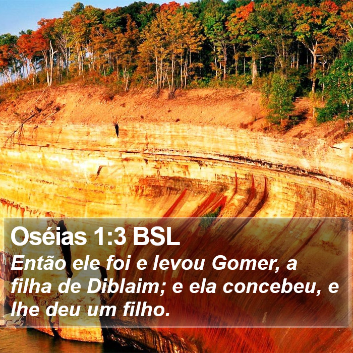 Oséias 1:3 BSL Bible Study