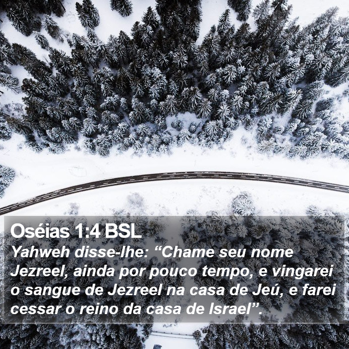 Oséias 1:4 BSL Bible Study