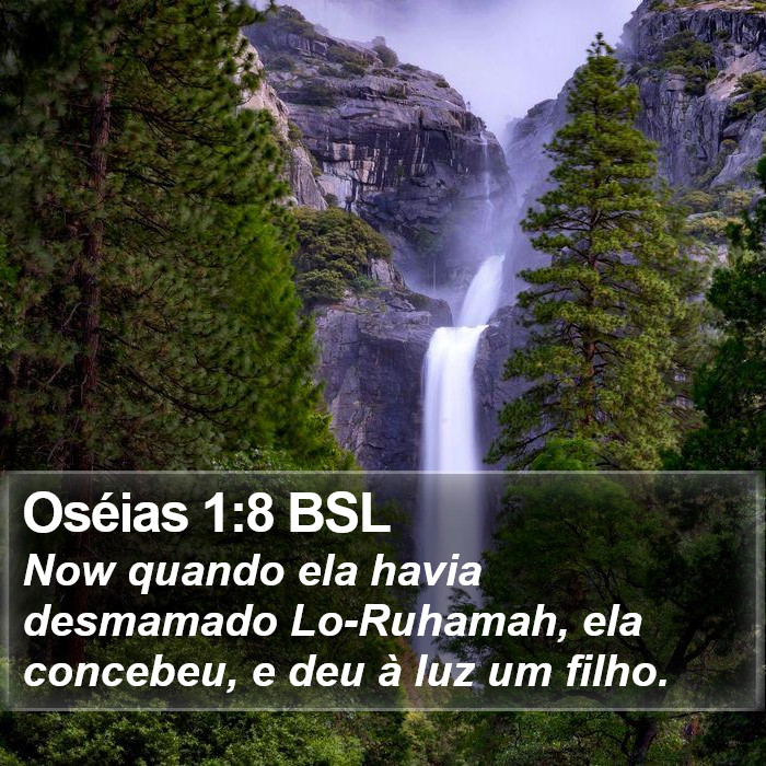 Oséias 1:8 BSL Bible Study