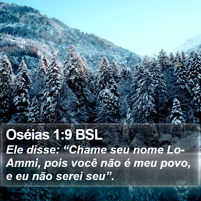 Oséias 1:9 BSL Bible Study