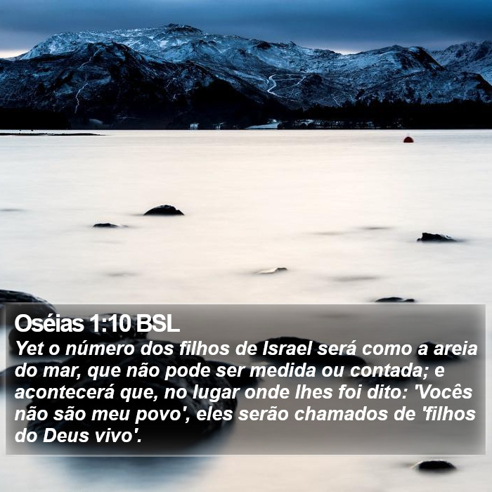 Oséias 1:10 BSL Bible Study