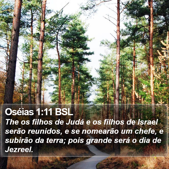 Oséias 1:11 BSL Bible Study