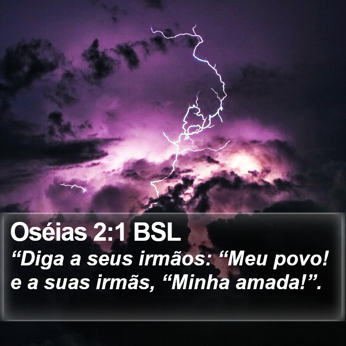 Oséias 2:1 BSL Bible Study