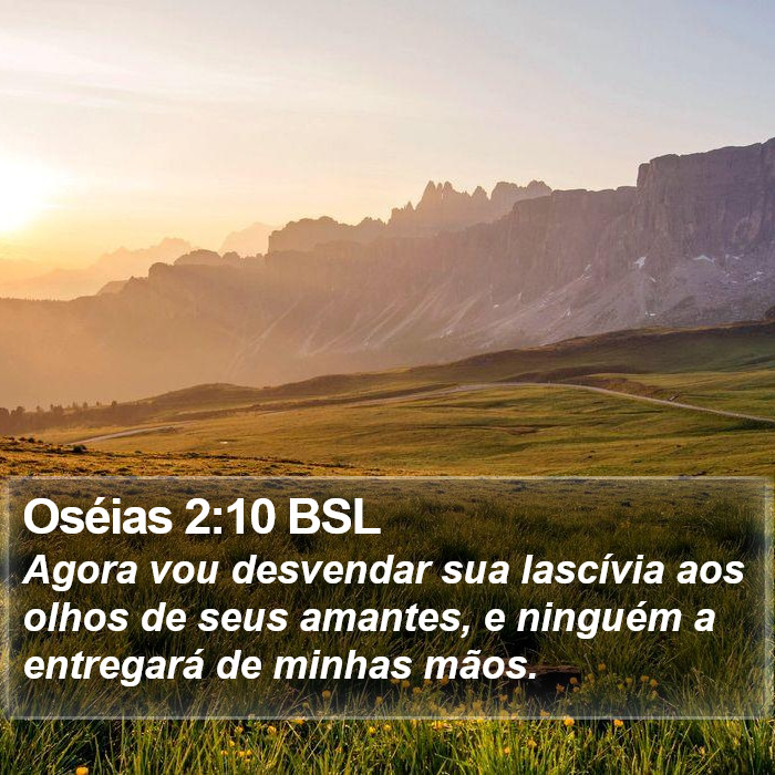 Oséias 2:10 BSL Bible Study