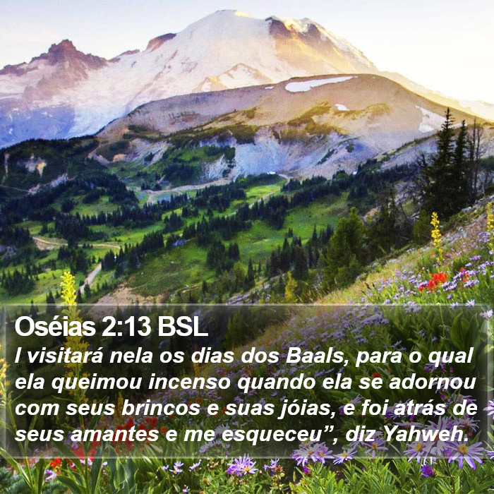 Oséias 2:13 BSL Bible Study