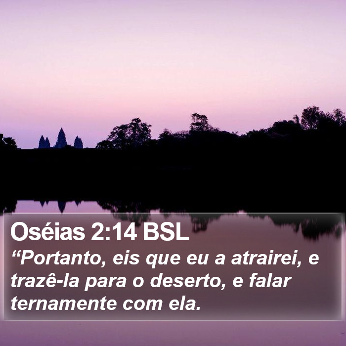 Oséias 2:14 BSL Bible Study