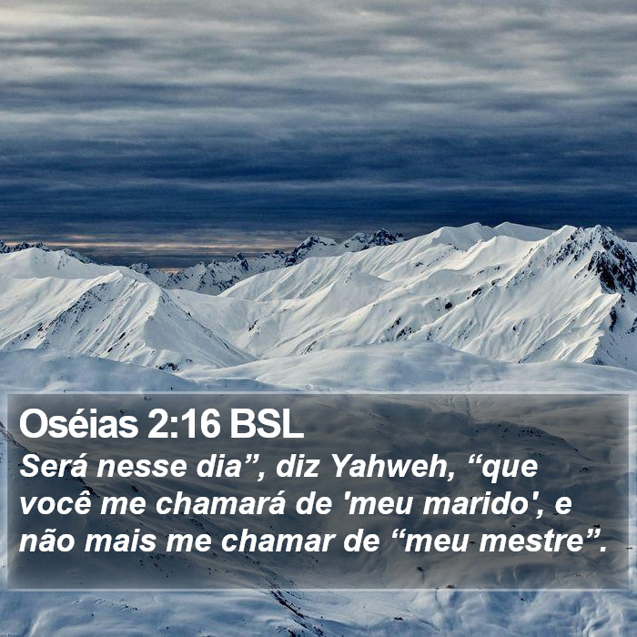 Oséias 2:16 BSL Bible Study